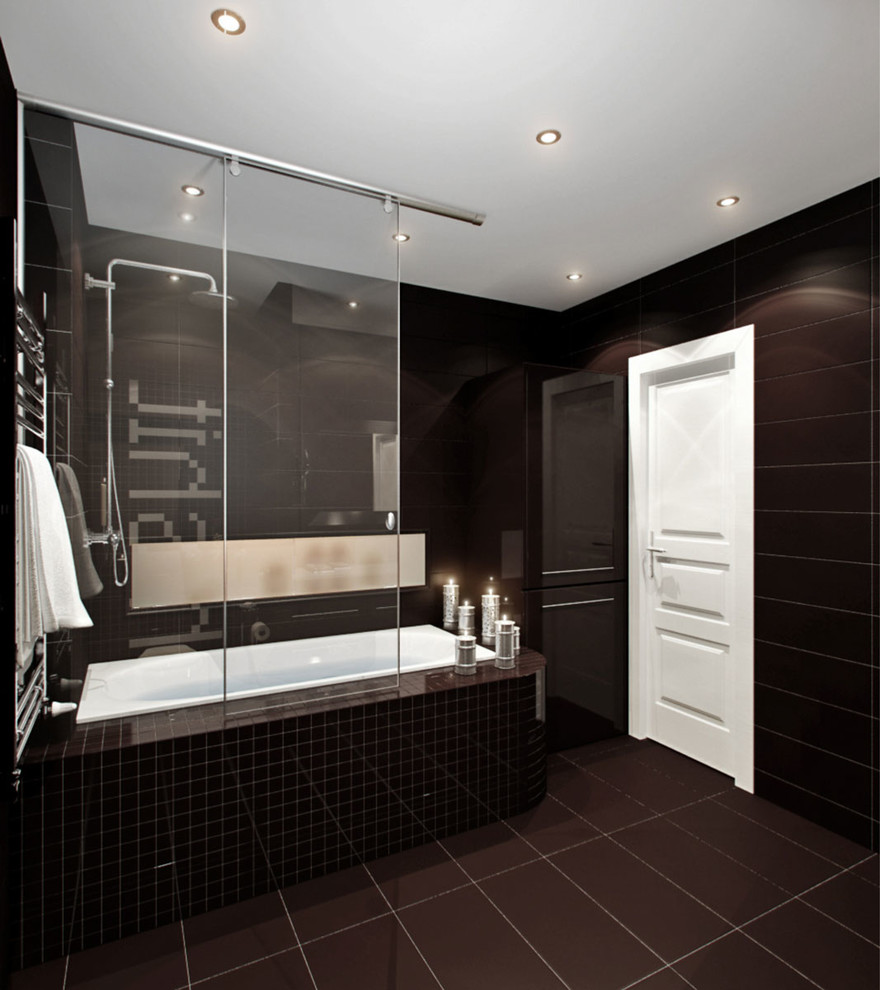 Варианты современных ванных комнат