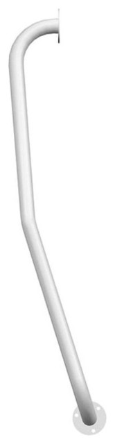 Newel Right-Hand Grab Bar Right, Ivory - Grab Bars - by Transolid | Houzz