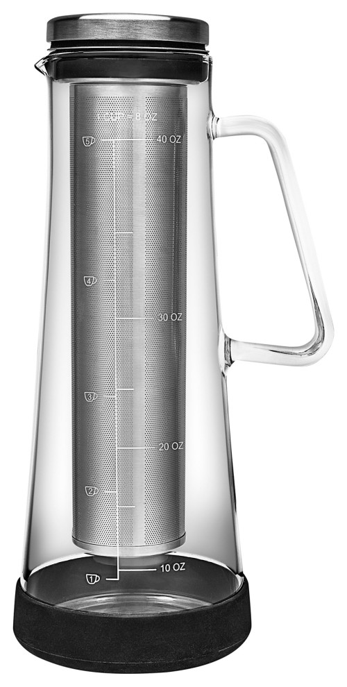 Fresco Cold Coffe Brewer 32 oz Modern French Presses by JoyJolt