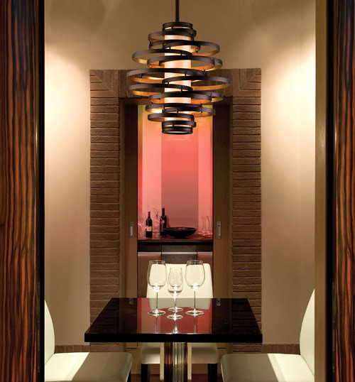 bronze chandelier modern