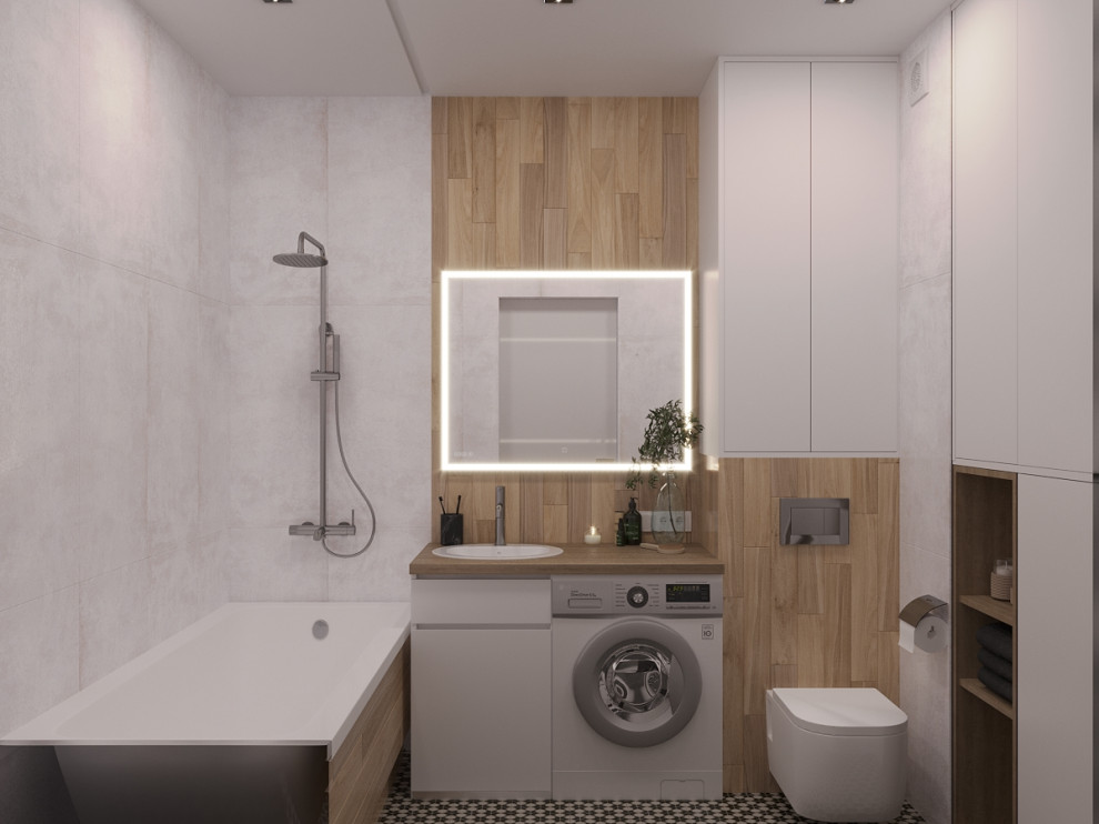 Современный интерьер с сканди нотками