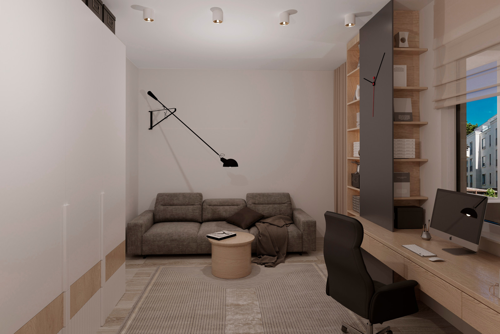 Siebenzimmerwohnung in Berlin, im skandinavischen Stil.