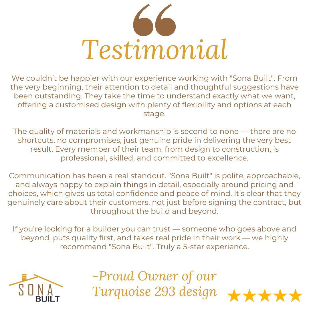 Turquoise 293 Testimonial 2nd