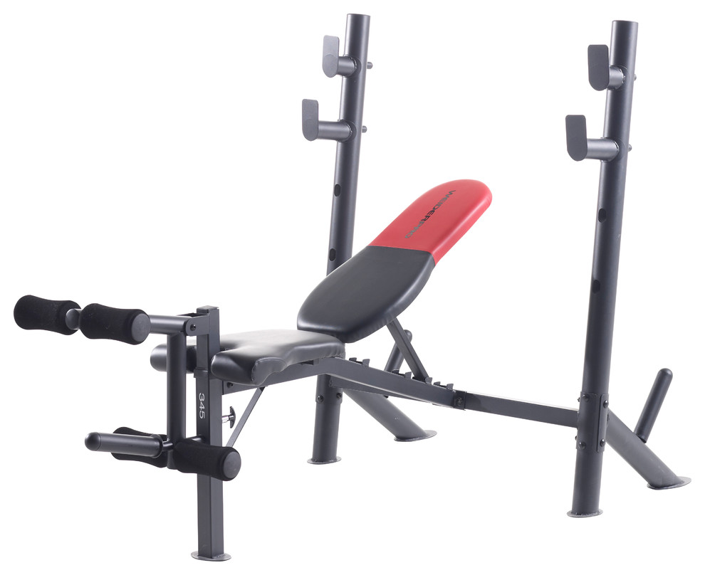 Weider Pro 345 B Mid Width Weight Bench - Contemporary - Home Gym