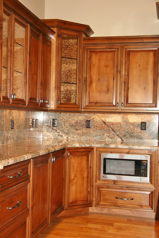 Example of a mountain style kitchen design in Phoenix