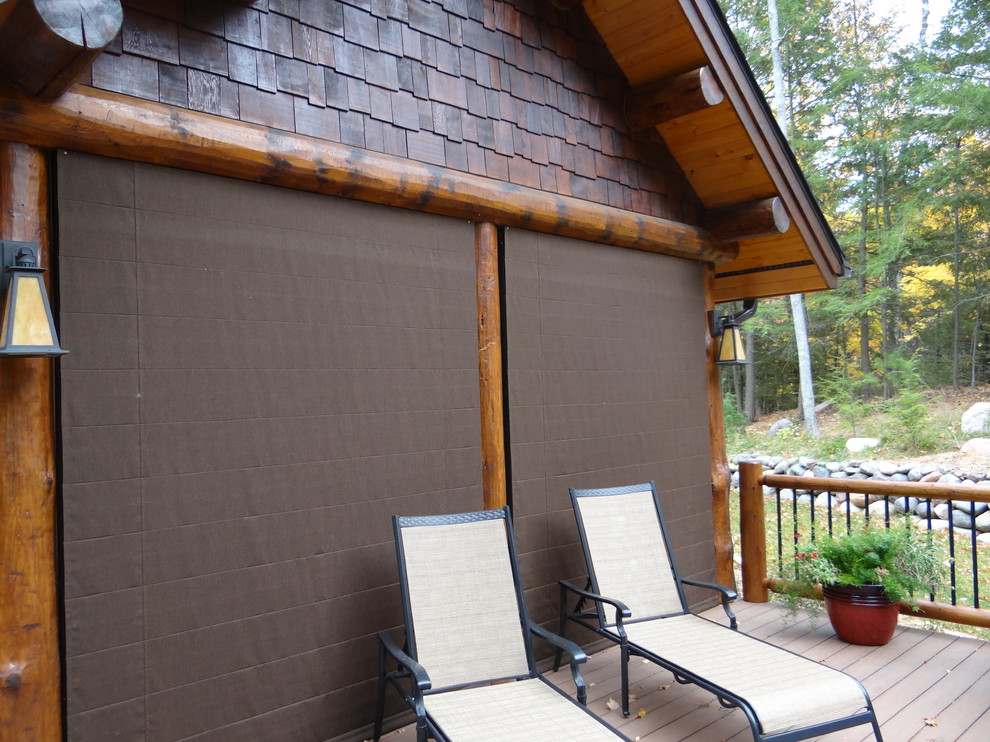 Outdoor Shades cover screen porch