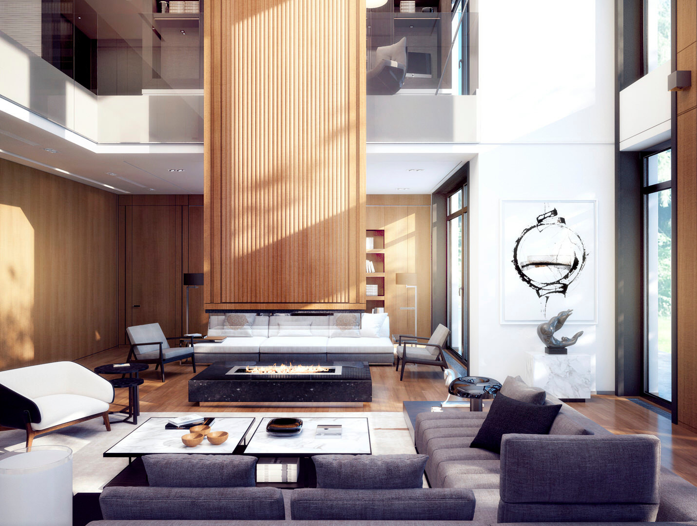 Интерьер частной виллы № 1