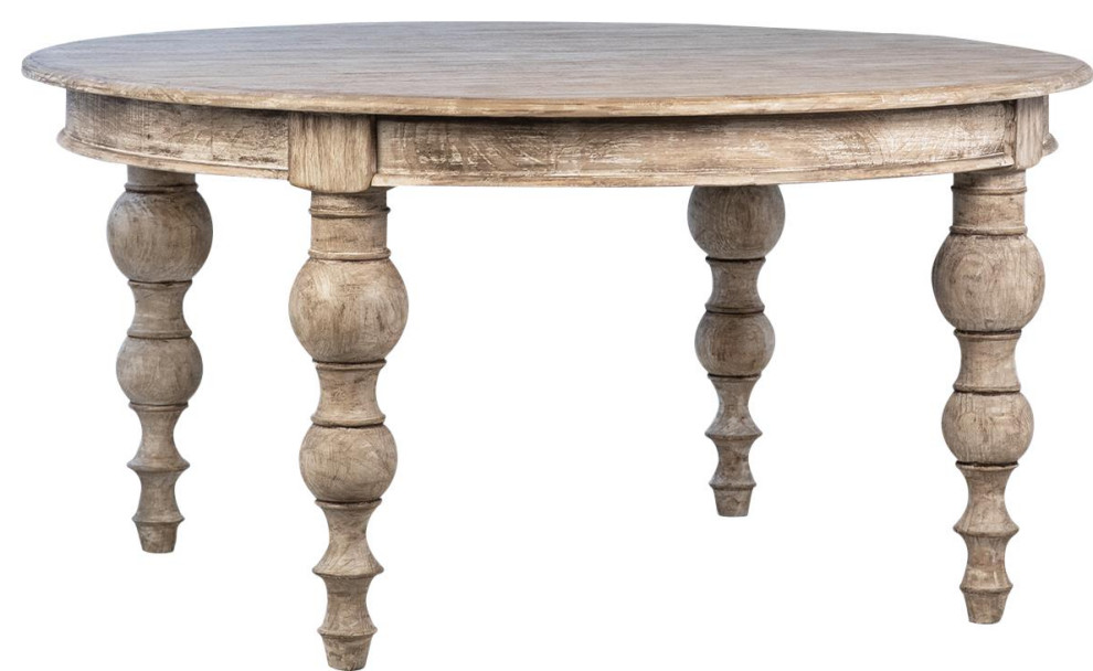 60 Smooth Round Sealed Dining Room Table