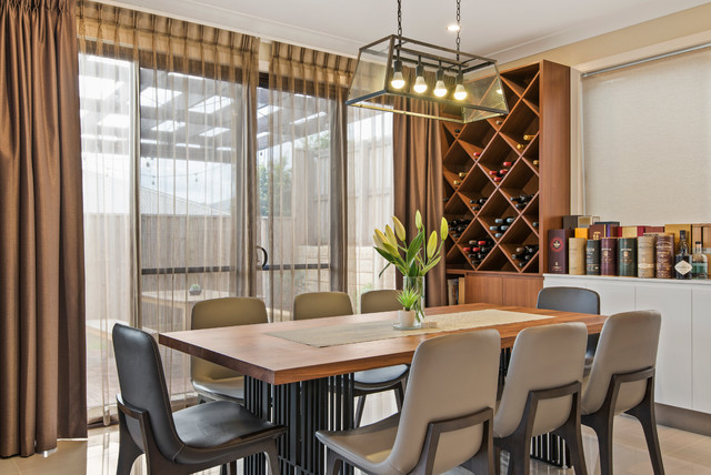 Wombat Crescent, Rochedale contemporary-dining-room