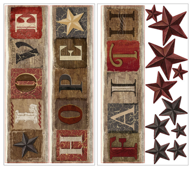 Country Wall Decals Contemporary Wall Decals by Brewster Home