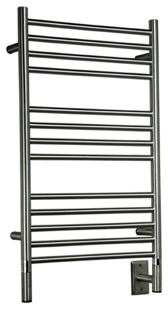 Jeeves C-Straight Towel Warmer, Brushed