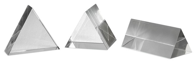 Uttermost Triangle Trio Sculptures Set of 3