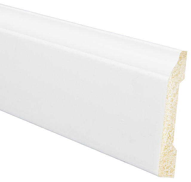 Polystyrene Base Moulding, Set of 5, 3/8"x33/16"x96 " Traditional