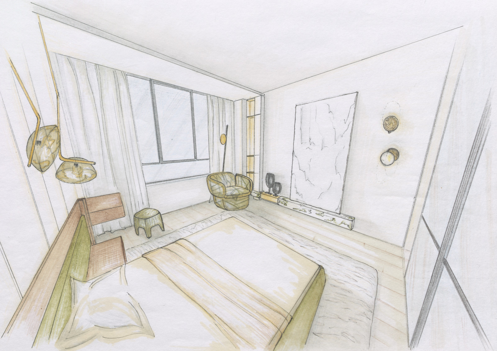 Secret Place. Эскизный проект (ручная подача)