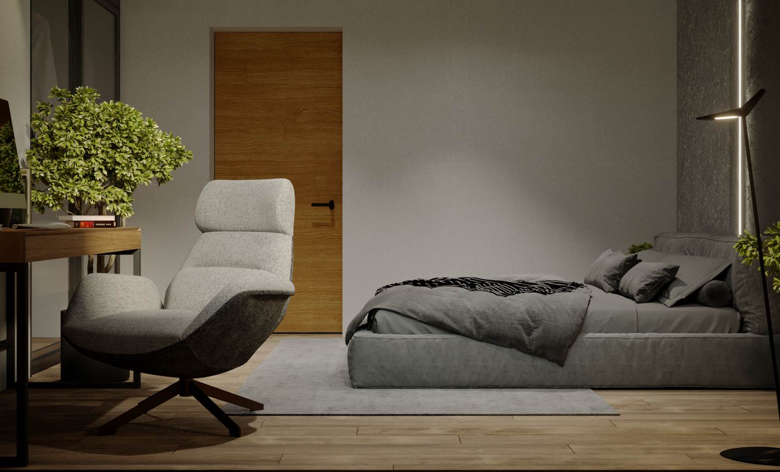 Интерьер Частного дома 110 м2. Современный интерьер для молодой пары