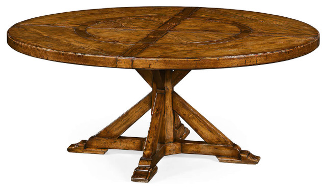 Rustic Round Dining Table Walnut Traditional Dining Tables By English Georgian America 2525