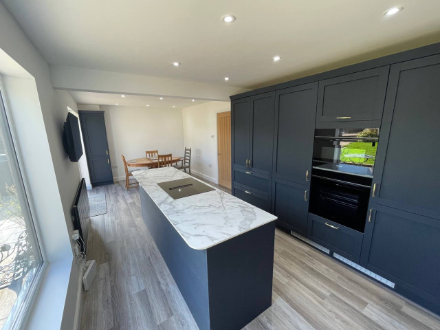 Indigo Blue Modern Shaker-Style Kitchen modern-kitchen