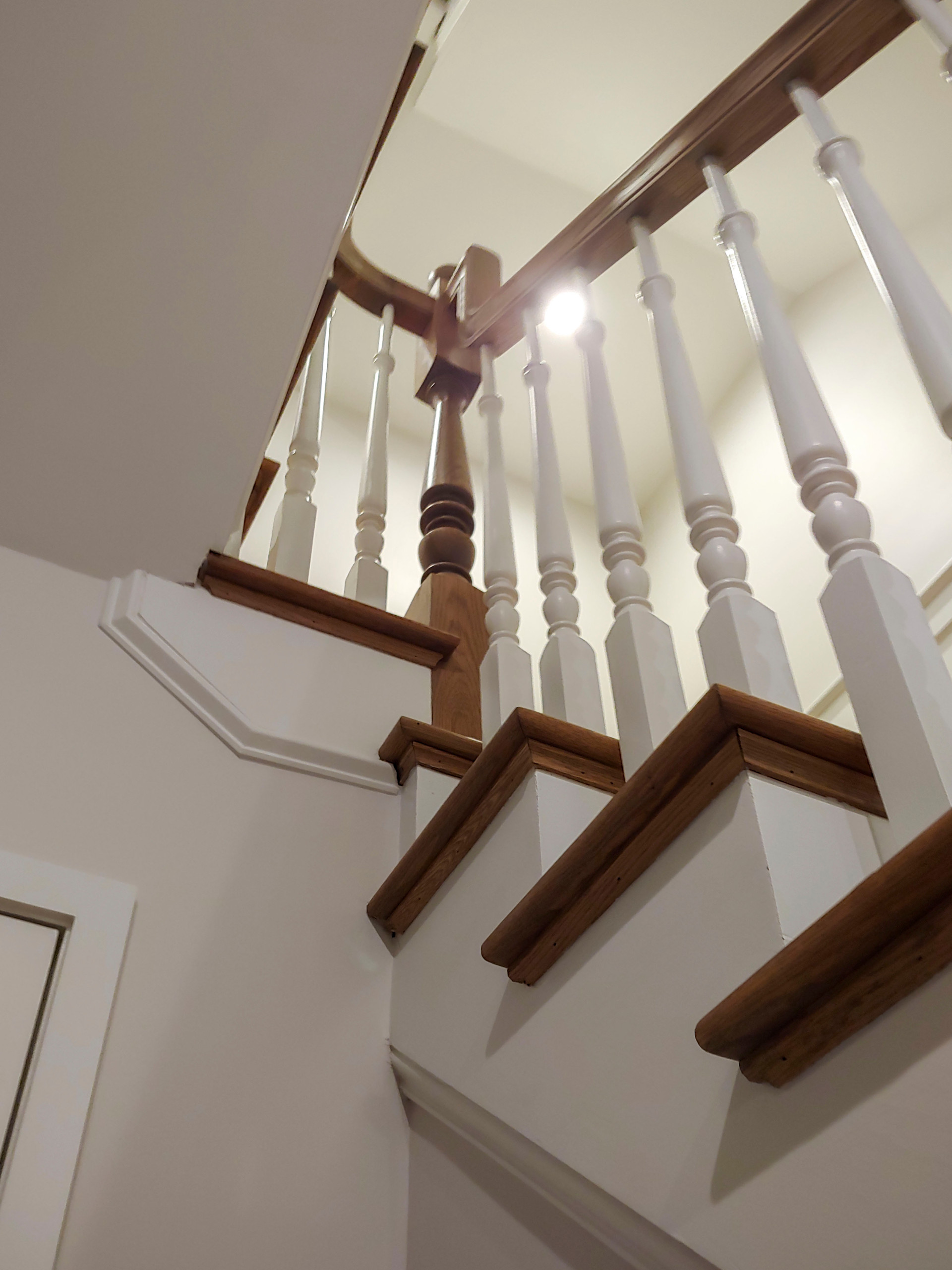 103_Classic Staircase with Stunning Handcrafted Oak Railing System, Aldie VA 201