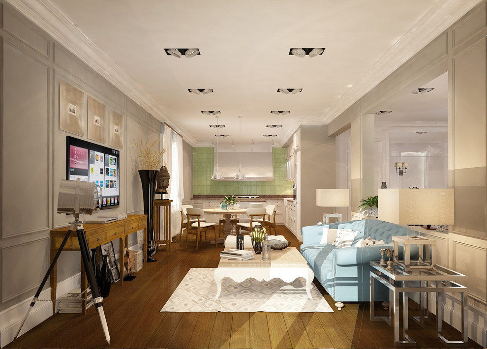 Гостинная ,кухня частного дома