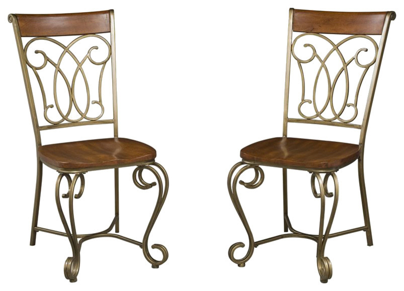 Home Styles St. Ives Dining Side Chairs in Cinnamon (Set of 2)