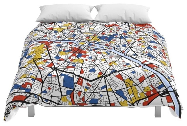 Paris Comforter Contemporary Comforters And Comforter Sets