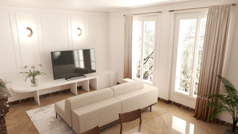 Projet - Salon - Vue 3D