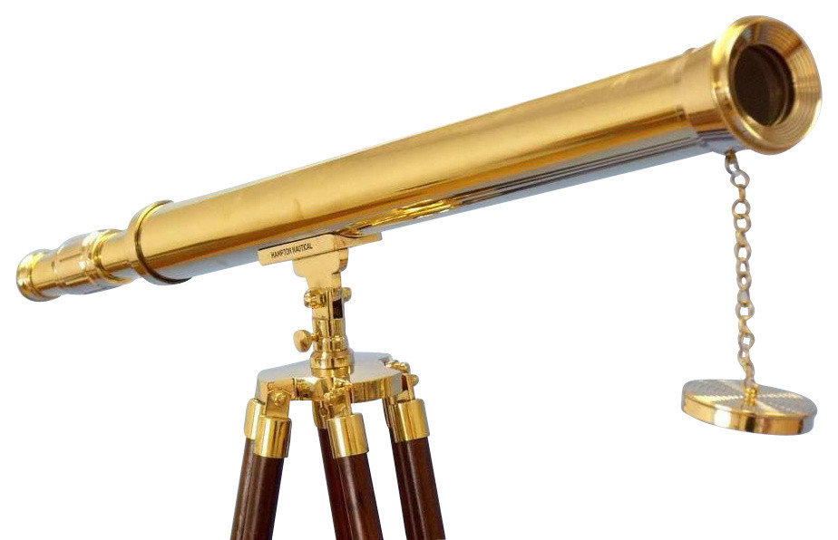 Floor Standing Harbor Master Telescope - Traditional - Telescopes - by
