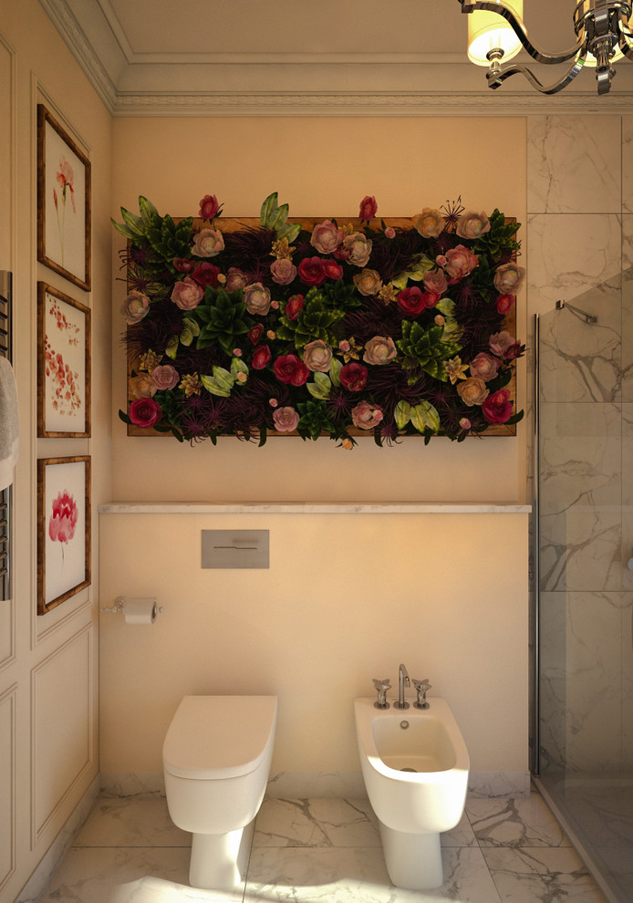 Светлый дом в неоклассическом стиле