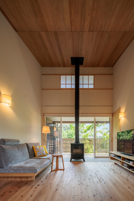 見沼の家 moderne-japonais-salon