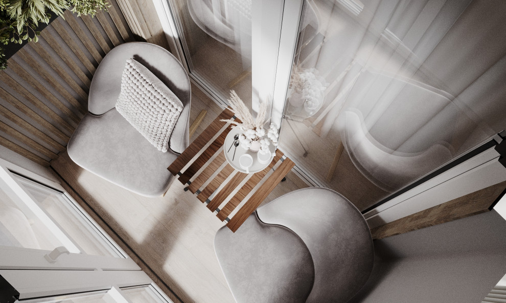 Интерьер квартиры 87м2 в поселке парке Весна