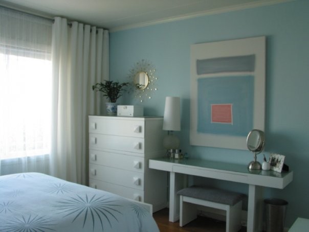 Ice Blue Guest Room Traditional Bedroom San Francisco