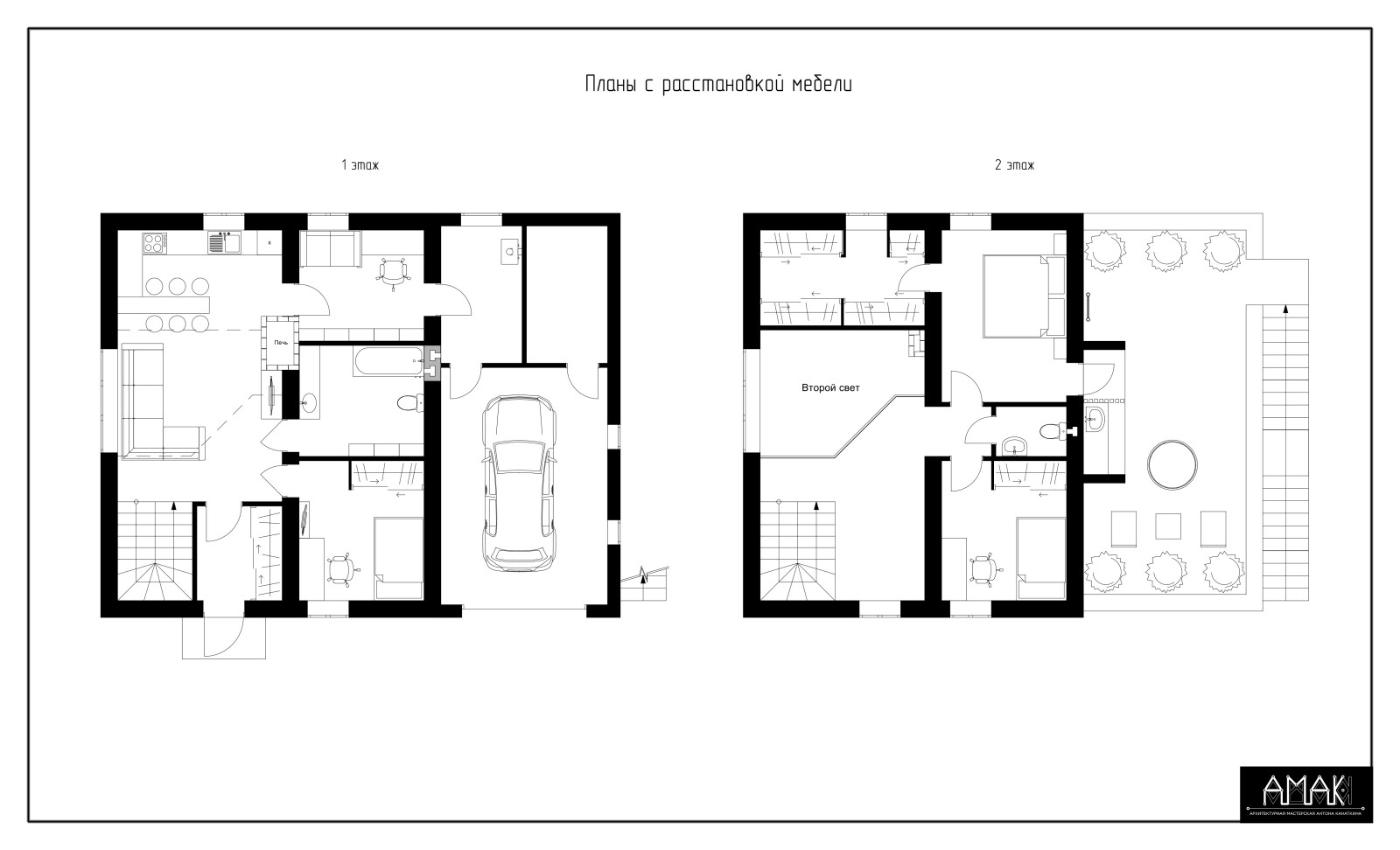 Коттедж в стиле Хай-Тек