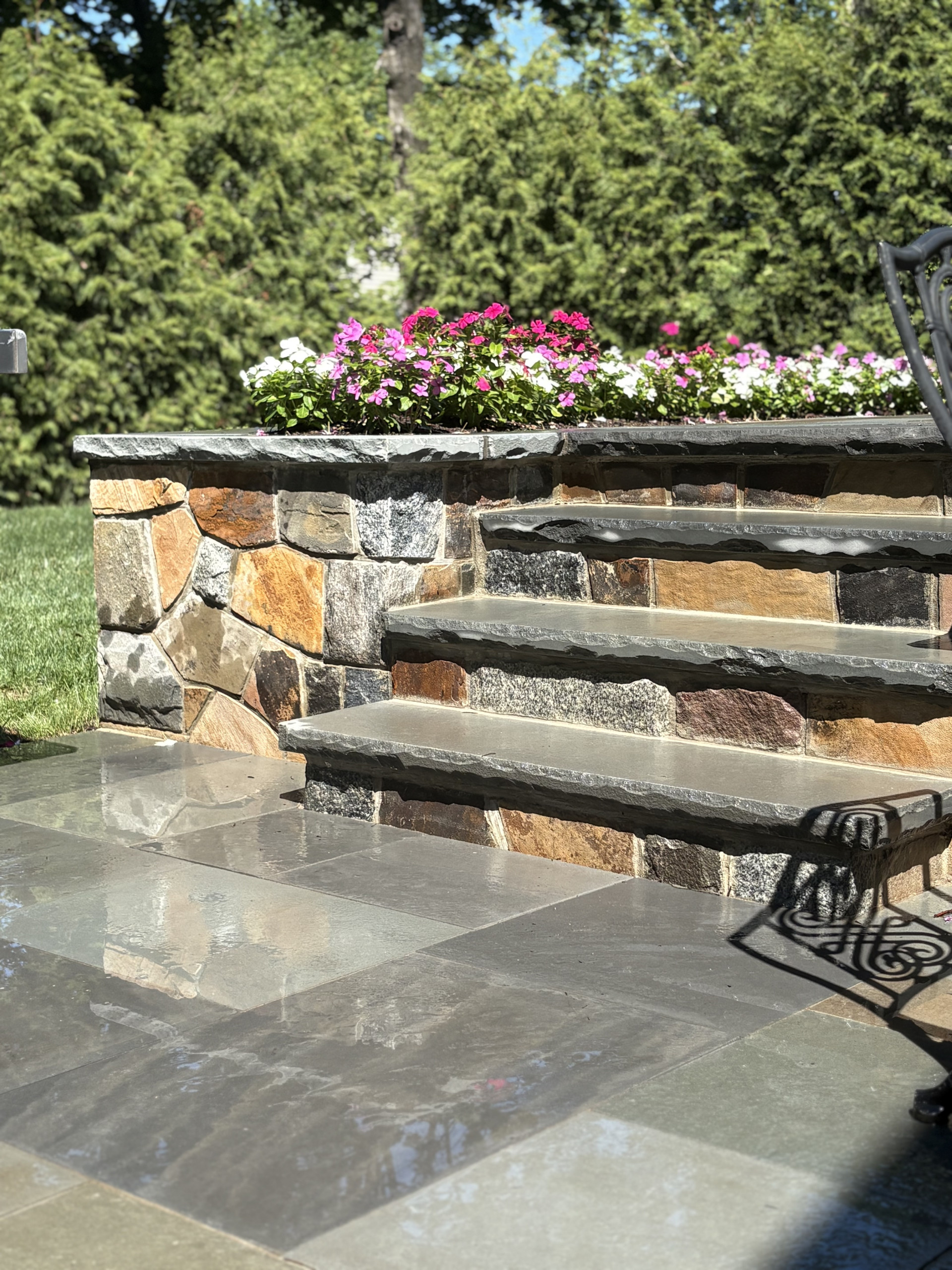 Bluestone Patio By Our Skilled Masons!