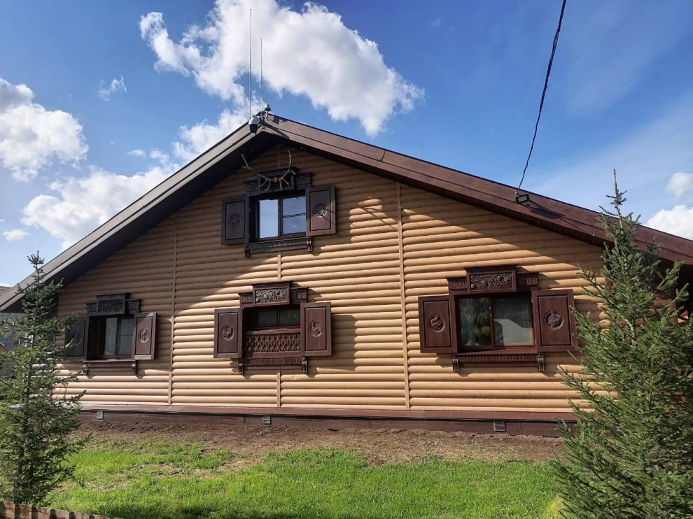 Оформление экстерьера дома охотника