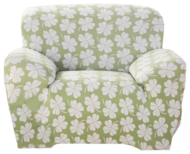 Lucky Leaves Sofa Slipcover Modern Couch Throw