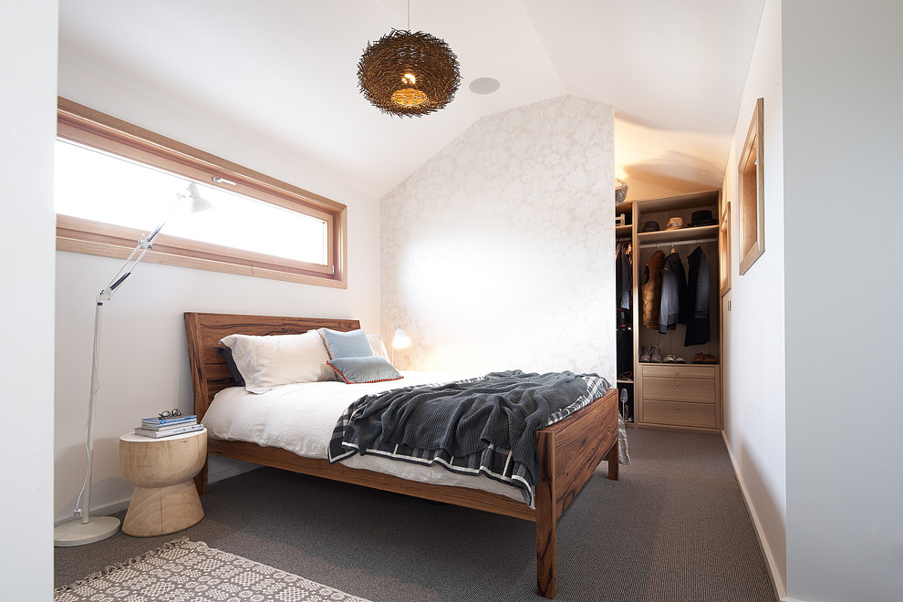 Victorian Extension Contemporary Bedroom Melbourne by Tennille