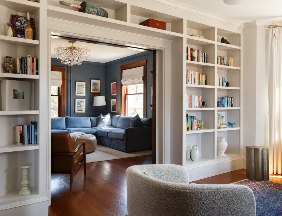 Living room - victorian living room idea in Boston