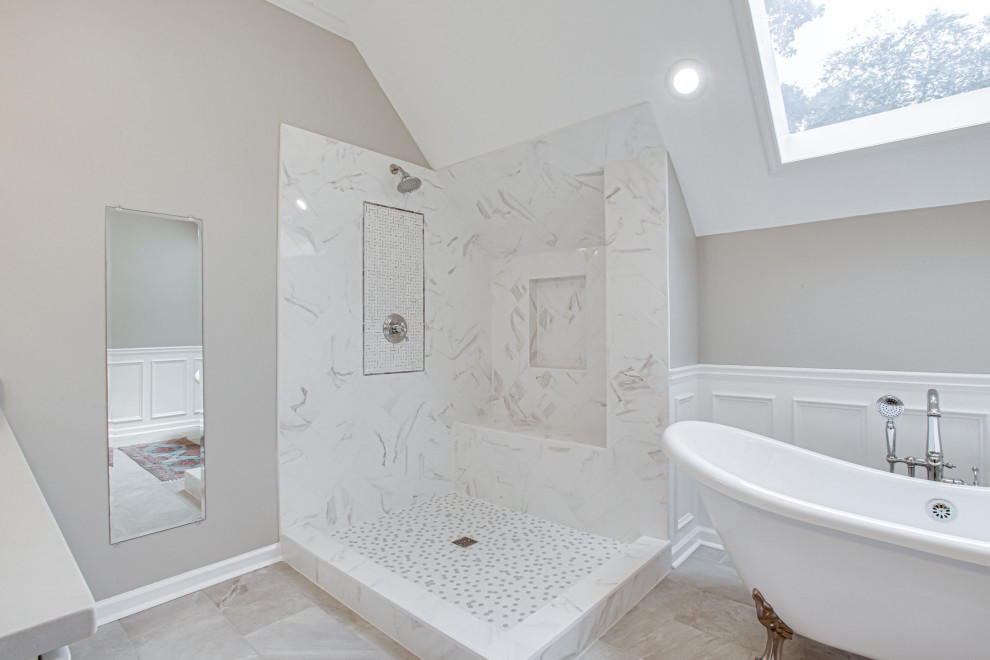Dunwoody Master Bath + Bar - Transitional - Bathroom - Atlanta - by ...
