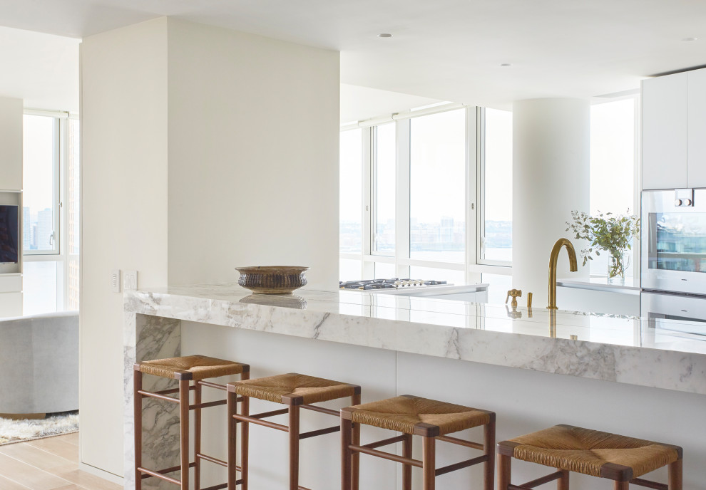 Apartment with a View - Contemporary - Kitchen - New York - by Sarah ...