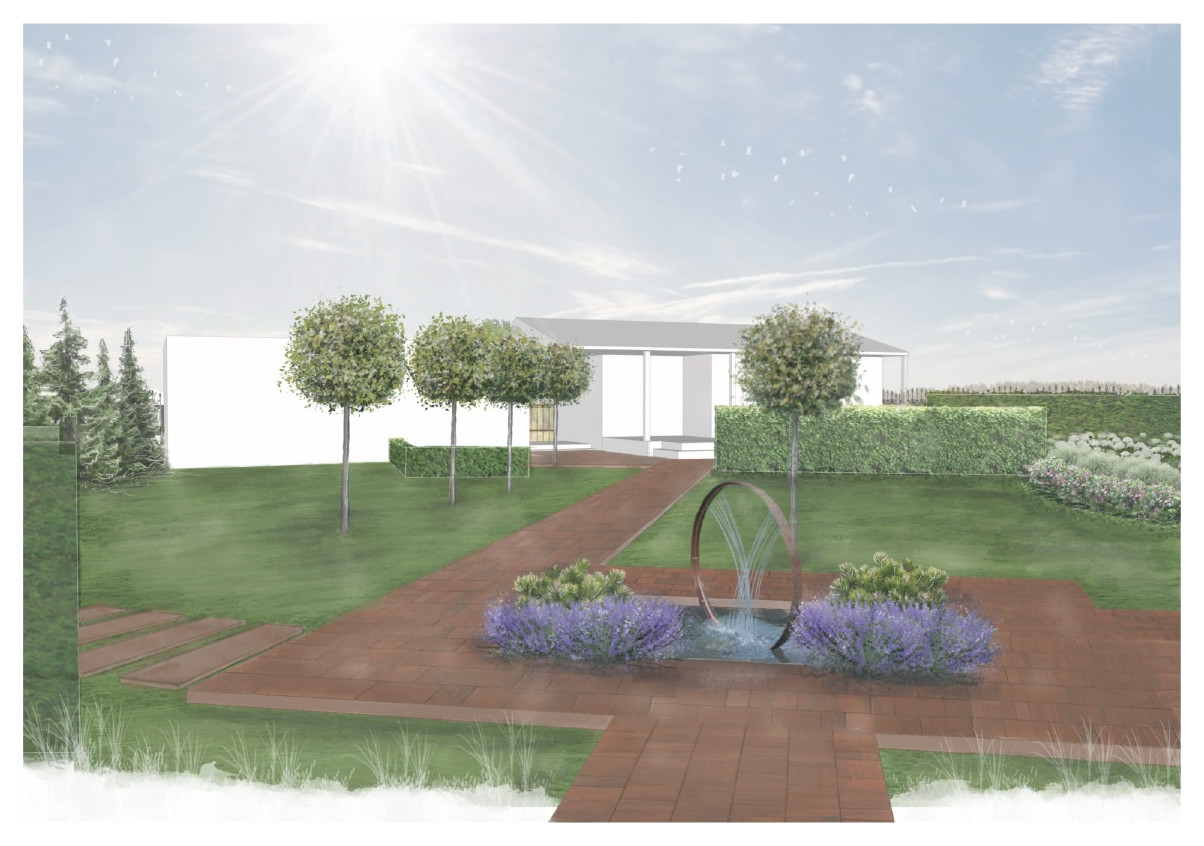 Проект частного сада 20 сот