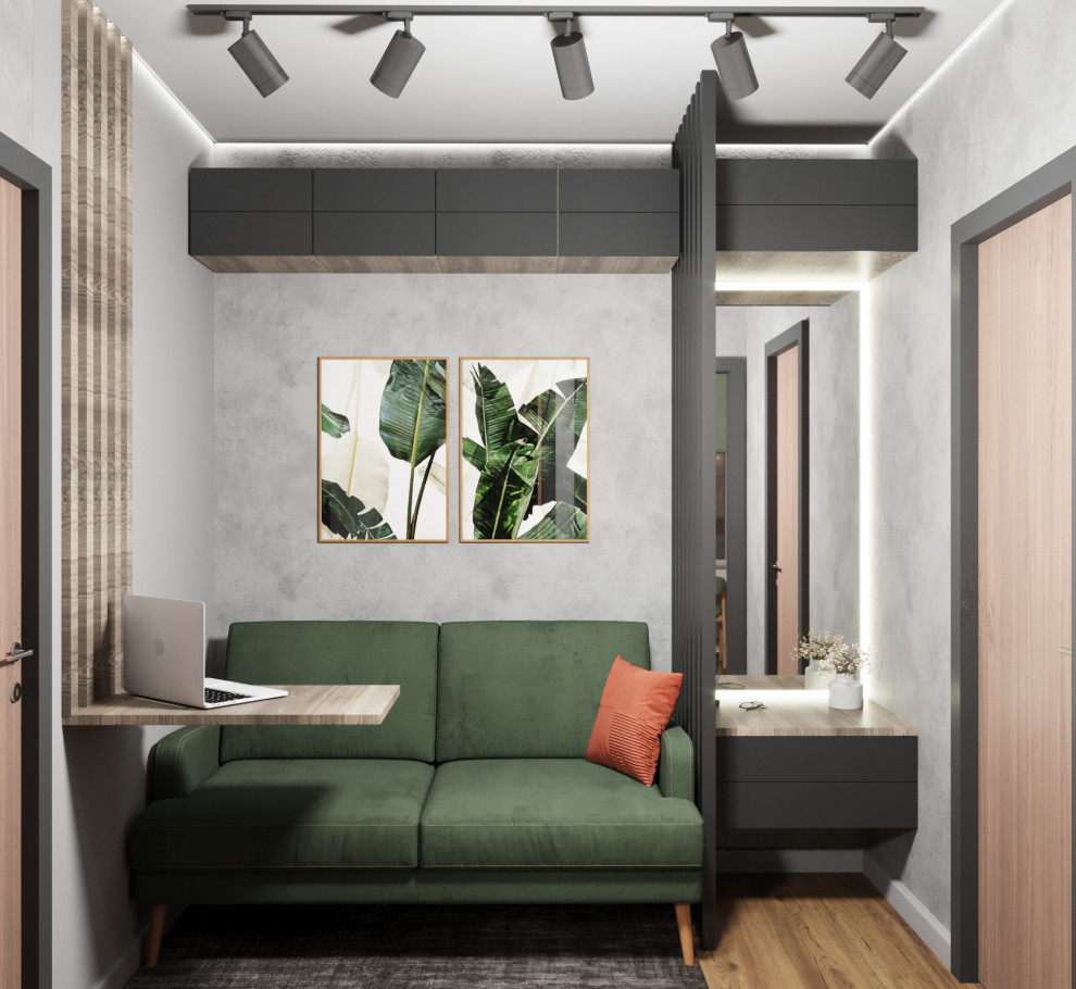 Рабочая зона в спальне