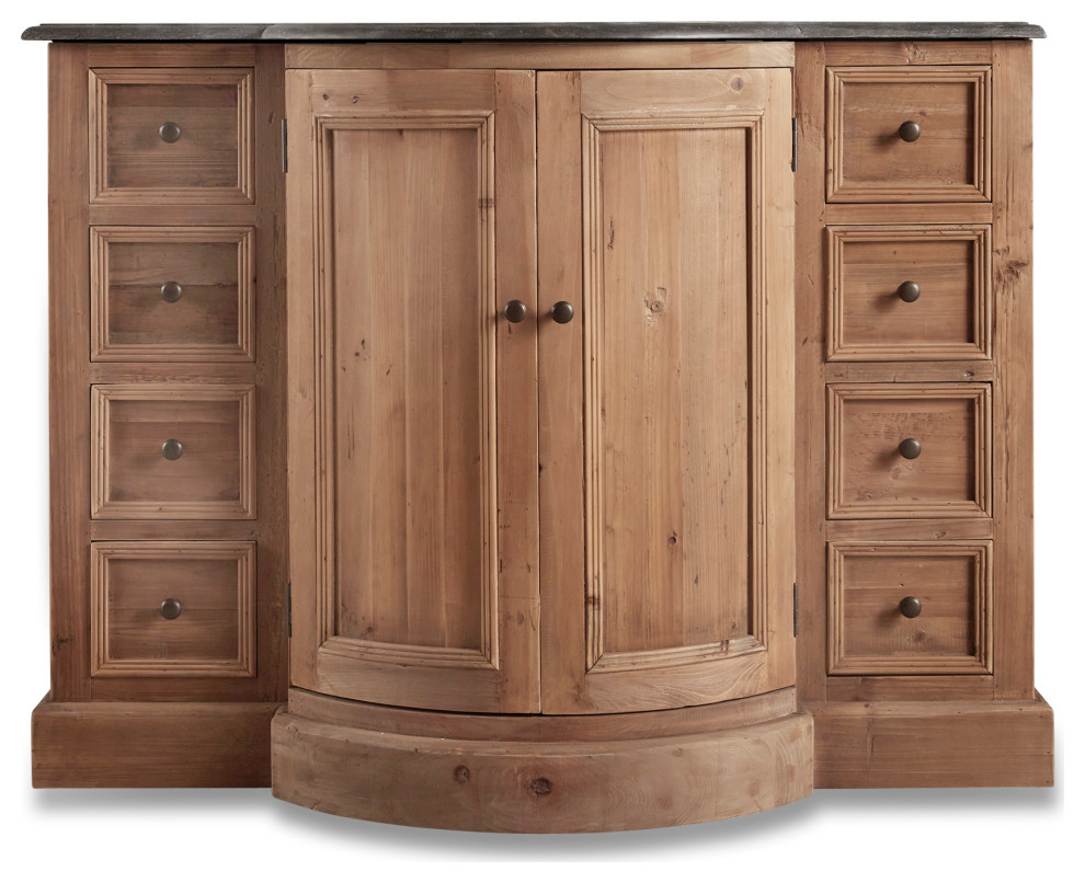 48" Reclaimed Pine Single Bath Vanity Rustic Bathroom Vanities And