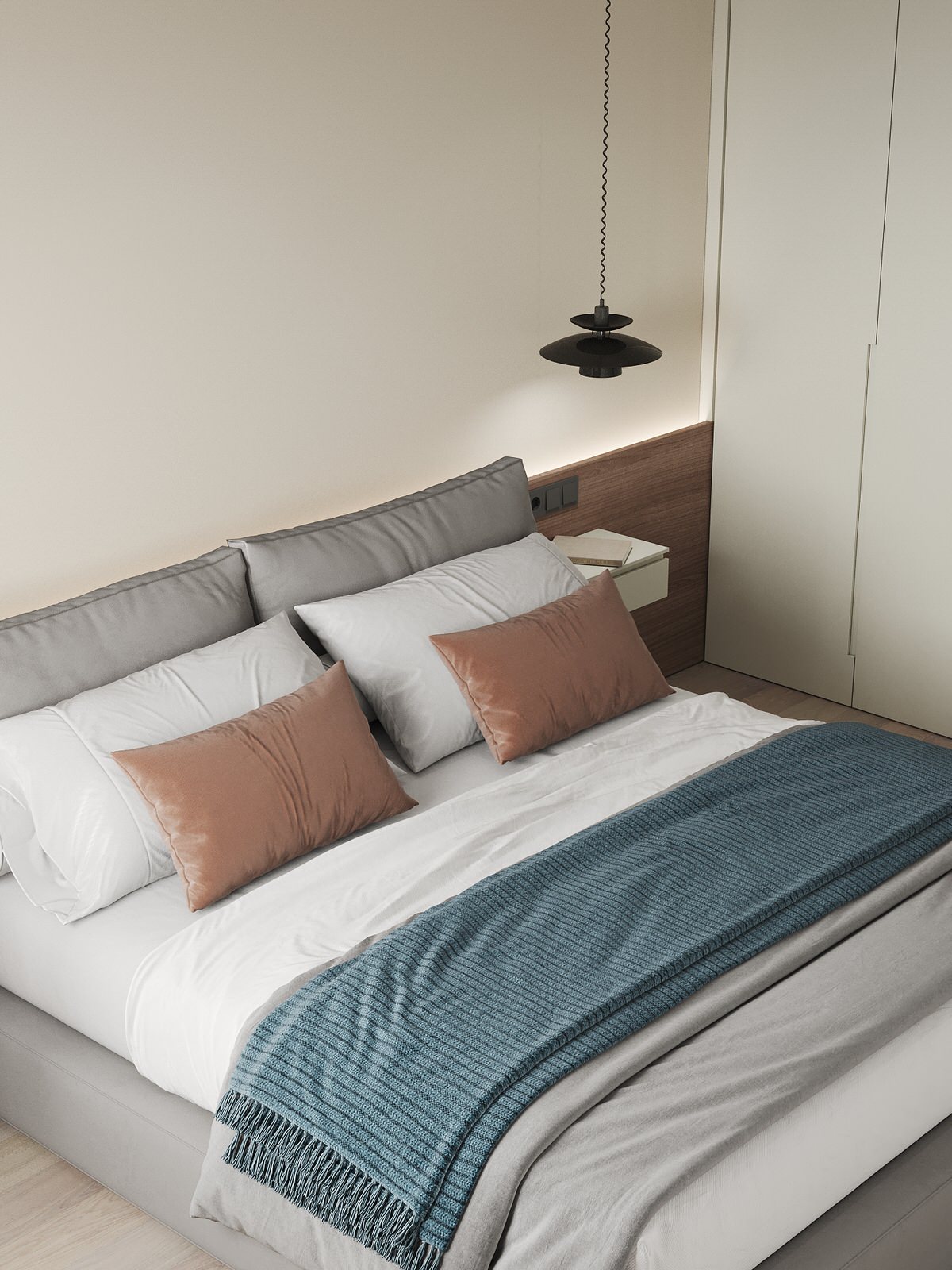 Квартира для молодой семьи с элементами сканди