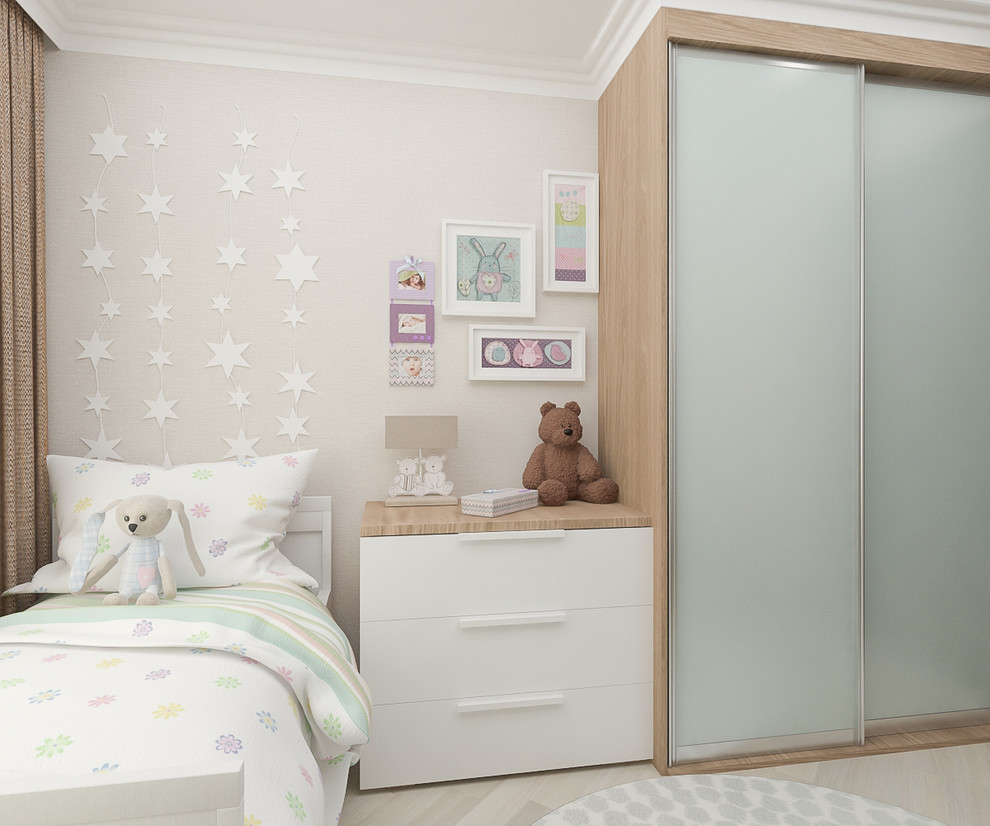 Проект детской 8,6 кв.м для девочки 2х лет, г. Уфа.