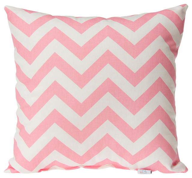 Swizzle Chevron Pillow Contemporary Decorative Pillows By