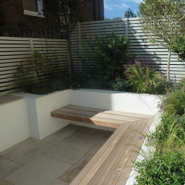 Floating Hardwood Bench Modern Garten London Von Love Outdoors