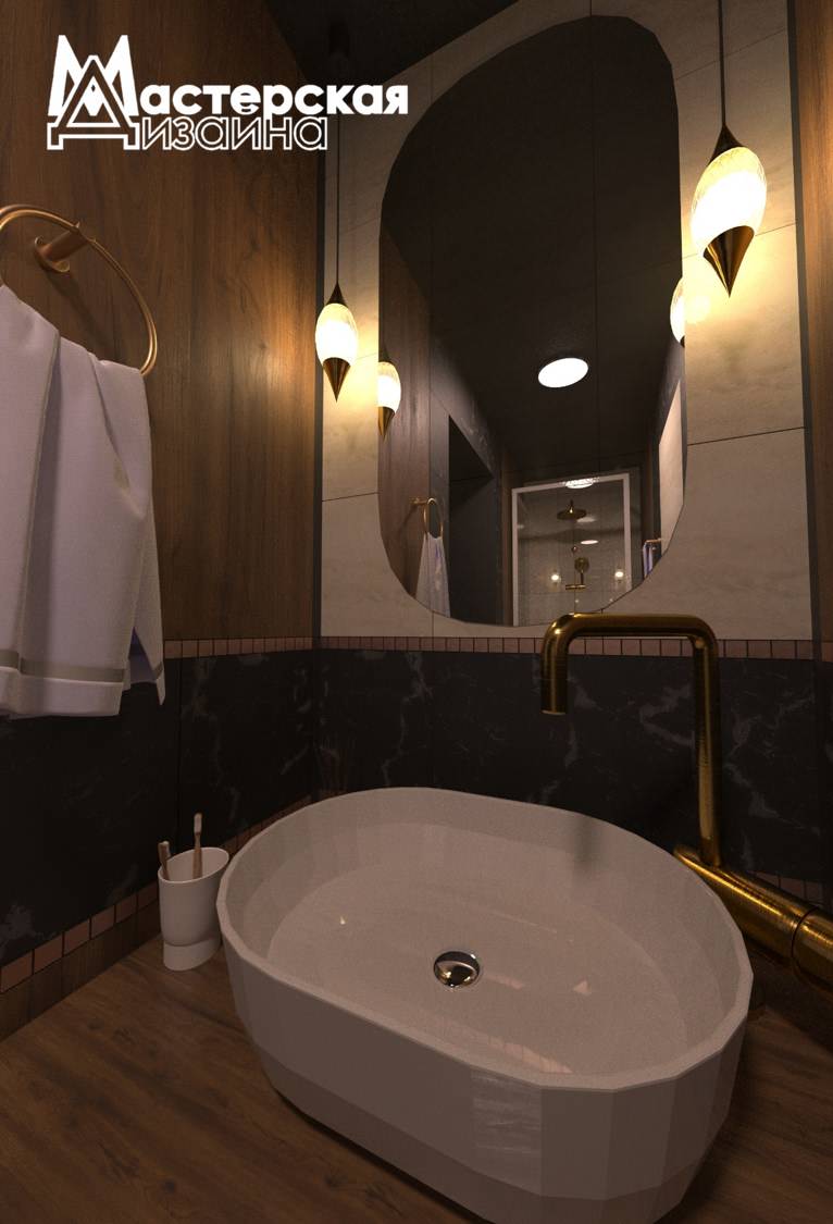 Проект санузла 3 кв.м