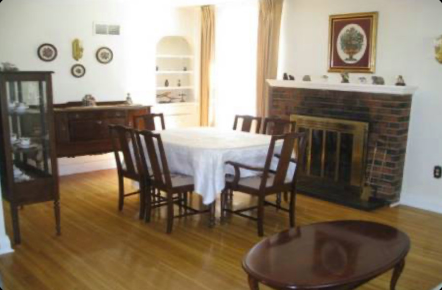 Original living/dining room