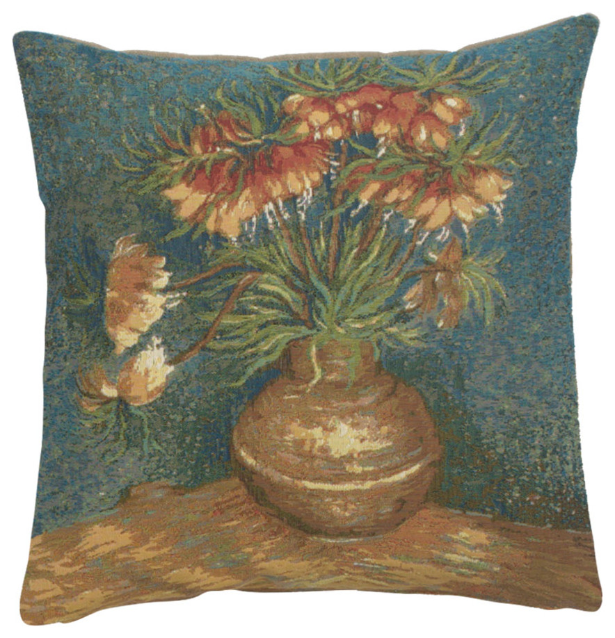 Lilies by Van Gogh European Cushion Cover