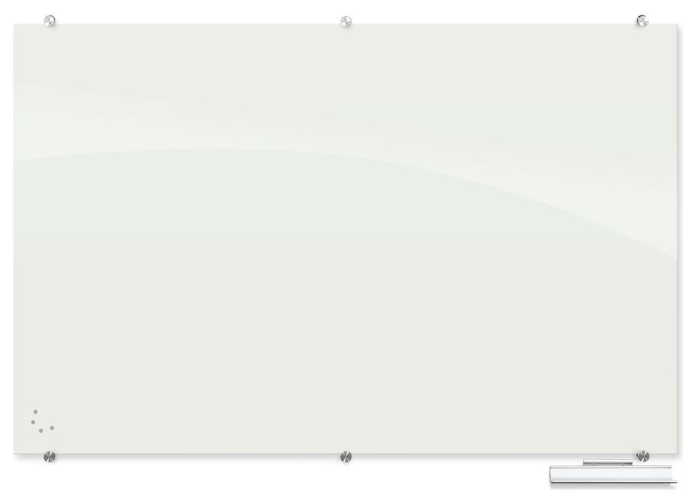 Balt Visionary Glass Dry Erase Board, 72"x48" Contemporary Bulletin Boards And Chalkboards